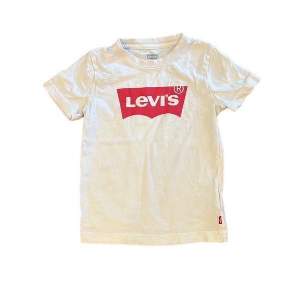 Levi's Other - Levi’s White T-shirt with Red Logo Size 5